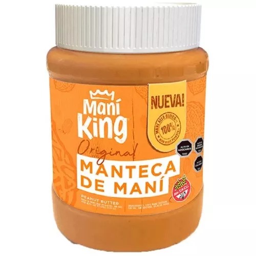 Mantequilla De Mani King Original 350 Gr.