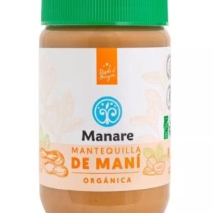 Mantequilla De Maní 360 Gr. Orgánica Manare