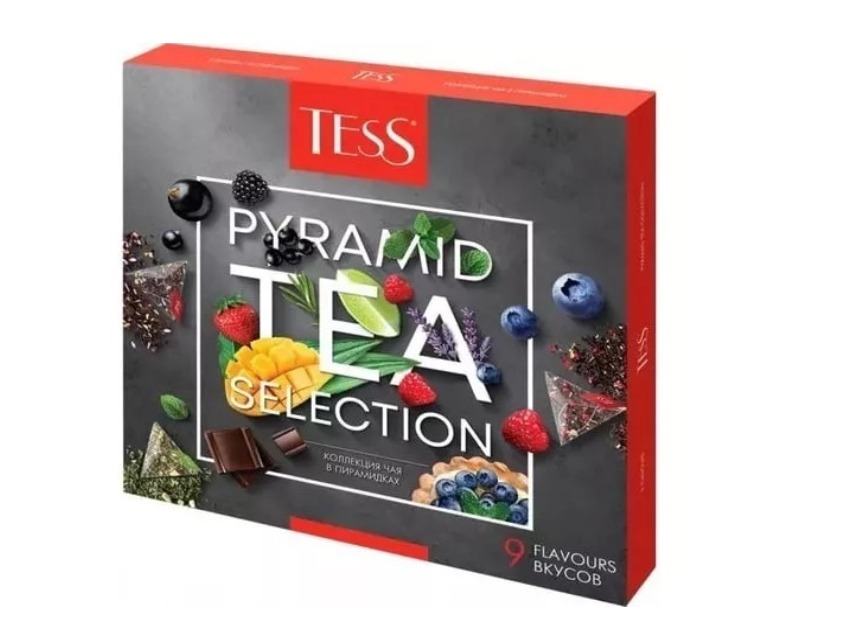 Caja Tess Colección. Té En Piramides 9 Sabores 45bol.