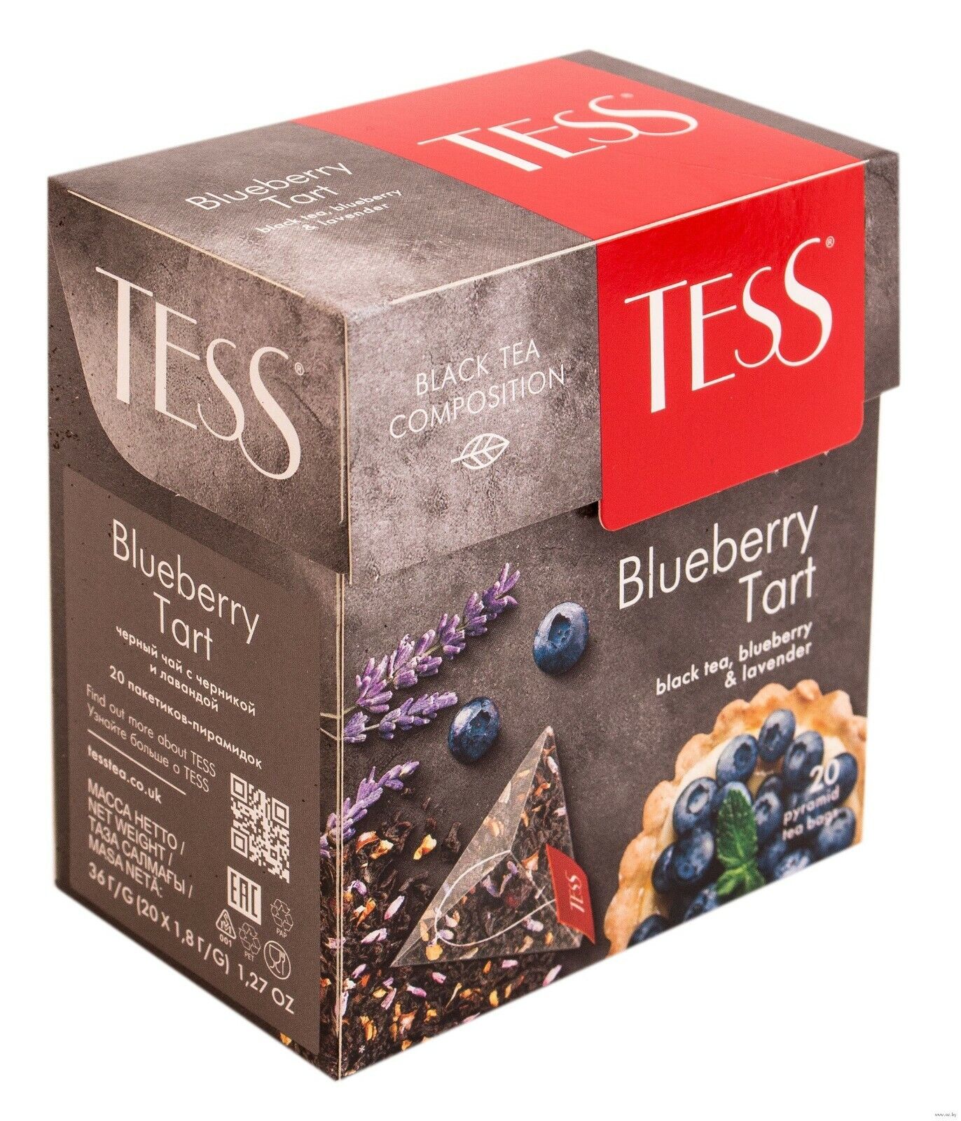 Tess 20u. Té Verde, Té Negro E Infusiones En Pirámides.