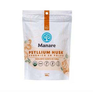 Psyllium Husk Orgánico 200gr En Polvo. Manare