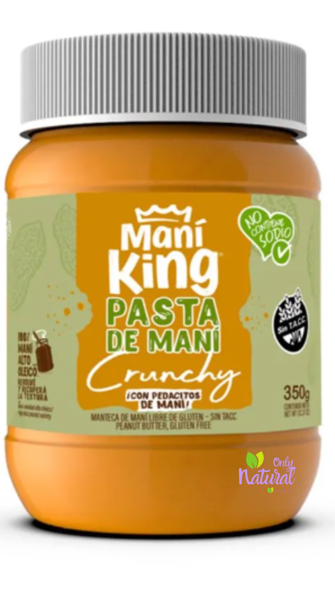 Pasta De Maní King Crunchy 350 Gr.